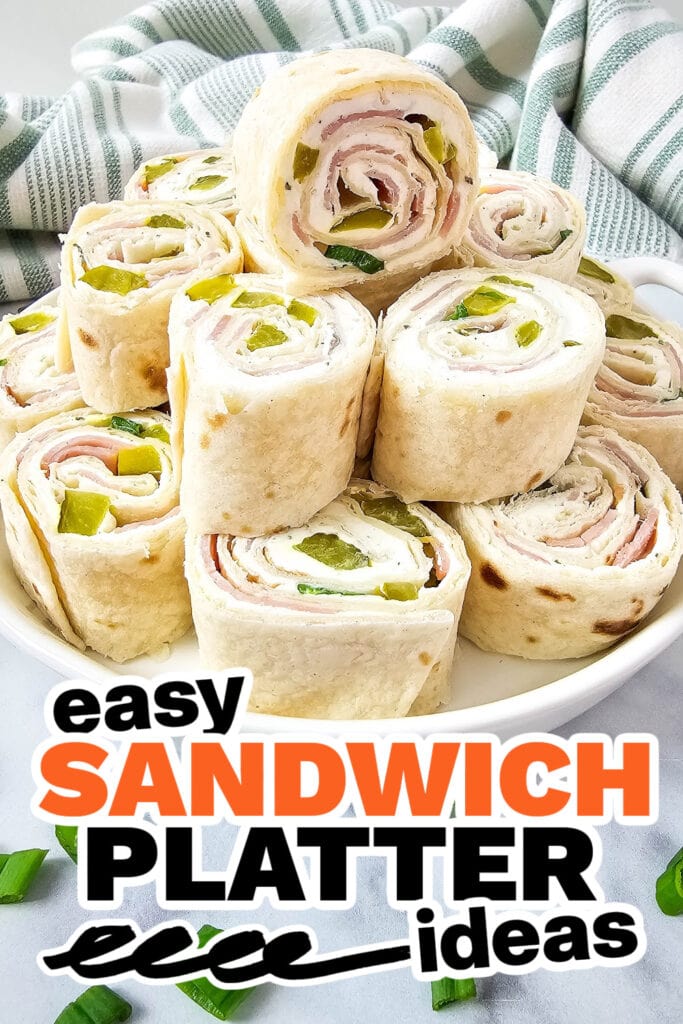 sandwich platter ideas - Pickle Dip Pinwheels