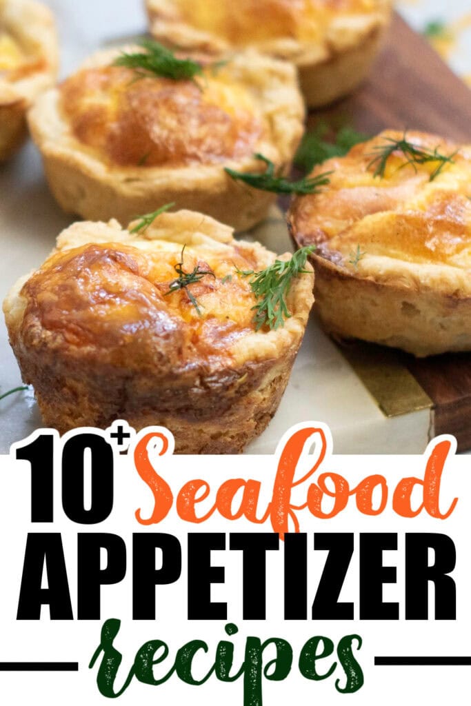 seafood appetizer - Salmon and Cheese Mini Quiches copy