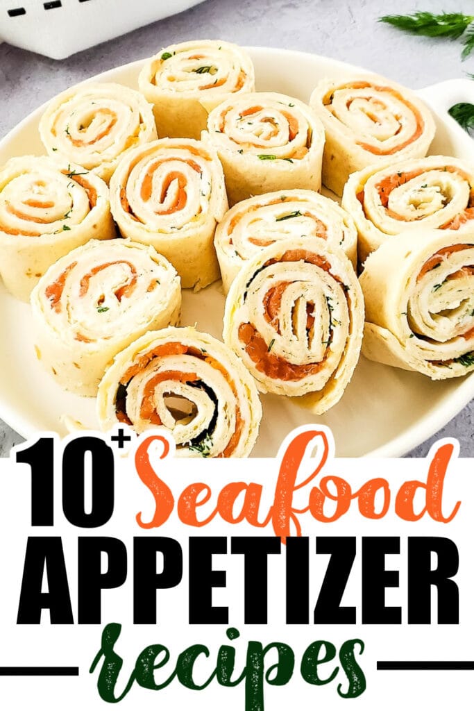 seafood appetizer - Smoked Salmon Pinwheels copy