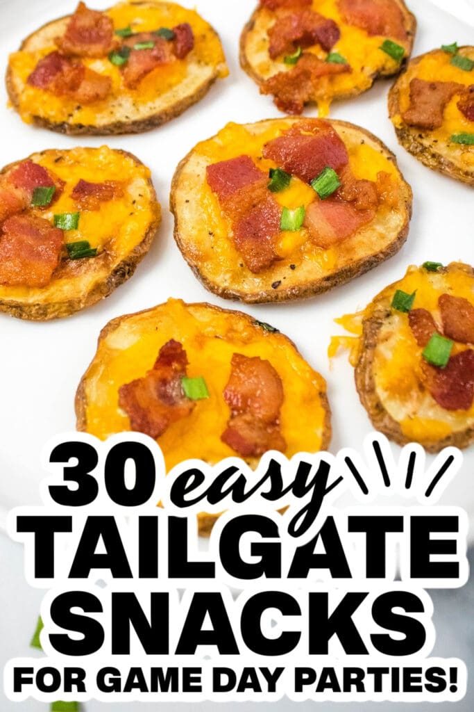 tailgate snacks - Air Fryer Bacon and Cheese Potato Slices