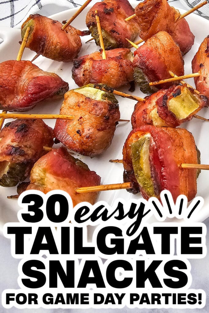 tailgate snacks - Bacon Wrapped Dilly Bites