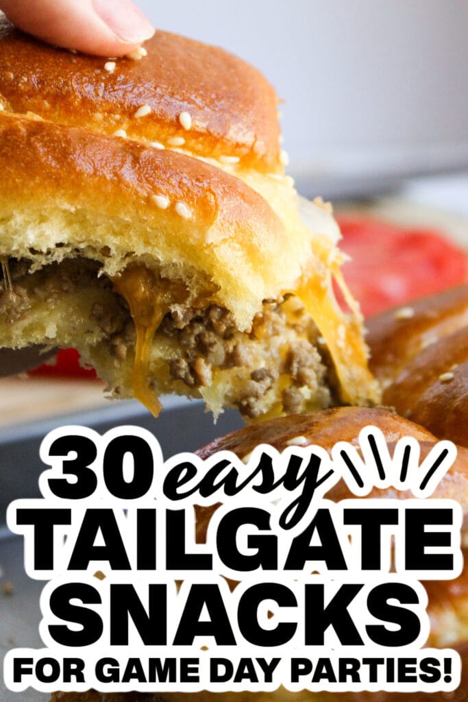 tailgate snacks - Cheeseburger Sliders