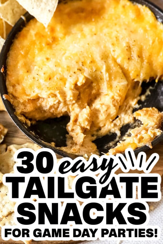 tailgate snacks - Cheesy Buffalo Chicken Dip