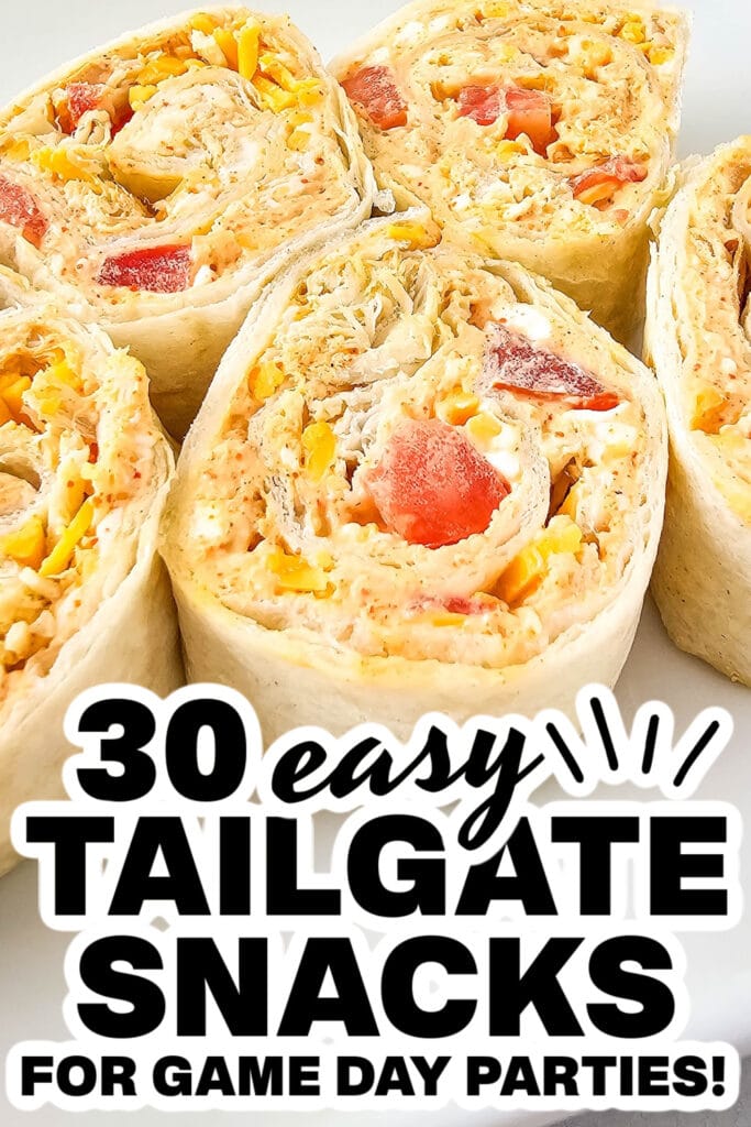 tailgate snacks - Chicken Taco Pinwheels