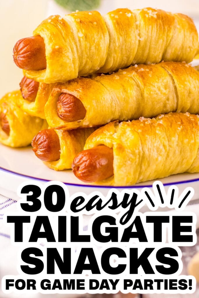 tailgate snacks - Homemade Pretzel Dogs