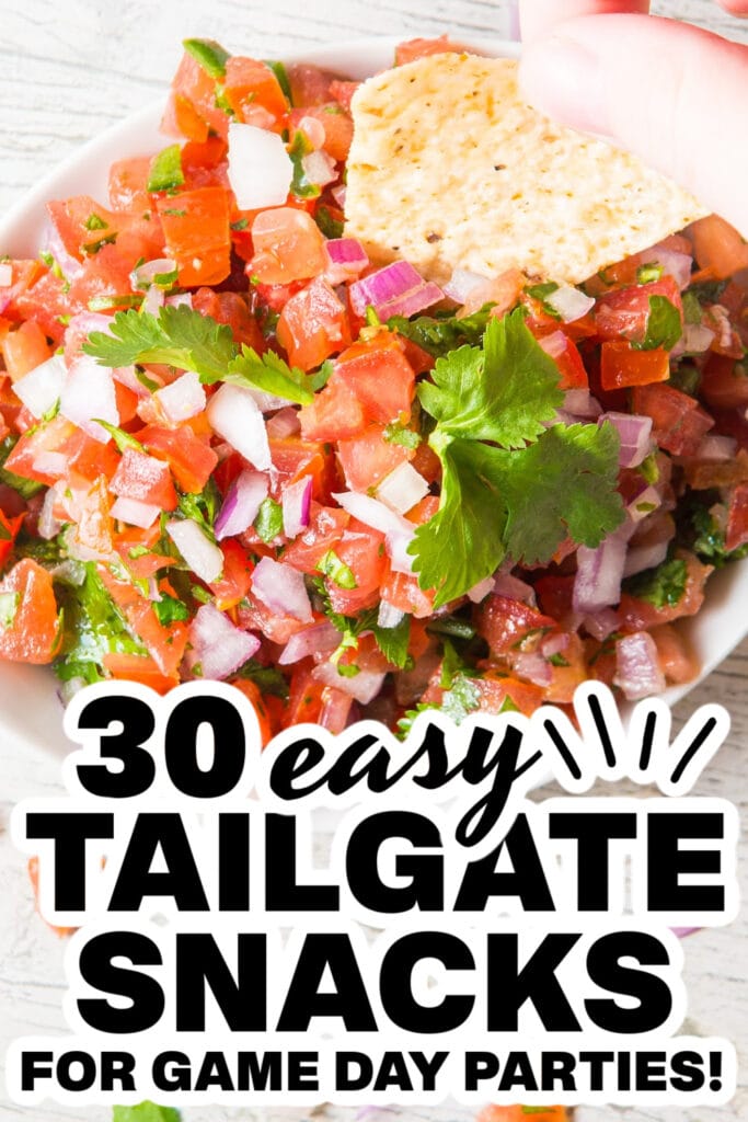 tailgate snacks - Pico de Gallo