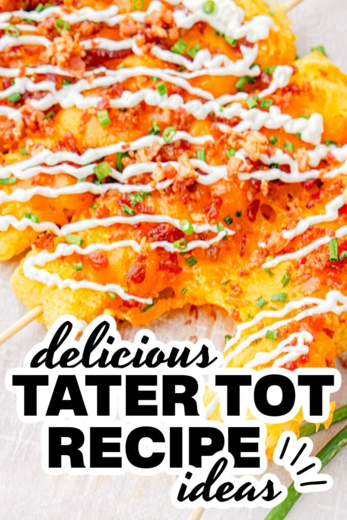 tater tot recipe ideas - Loaded Tater Tot Skewers copy