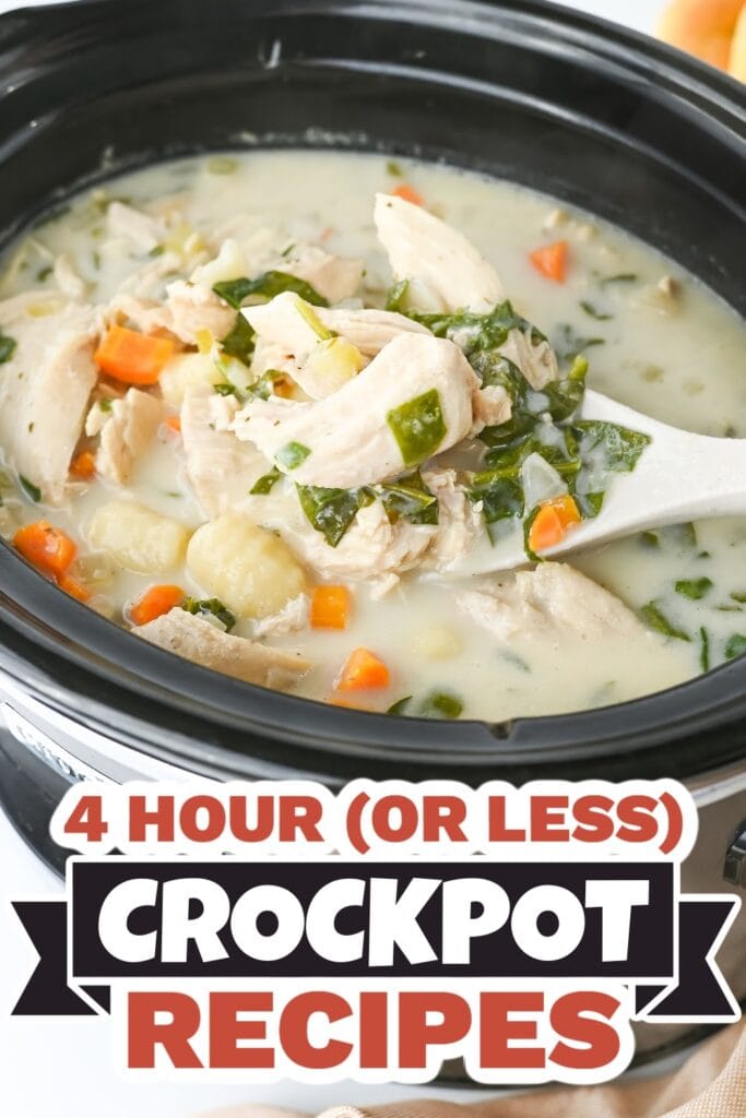 4 hour crockpot recipes - Crockpot Chicken Gnocchi Soup
