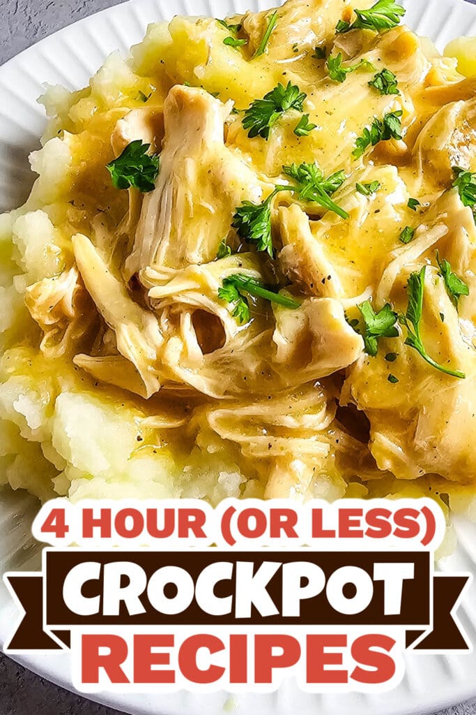 4 hour crockpot recipes -Slow Cooker Chicken and Gravy copy