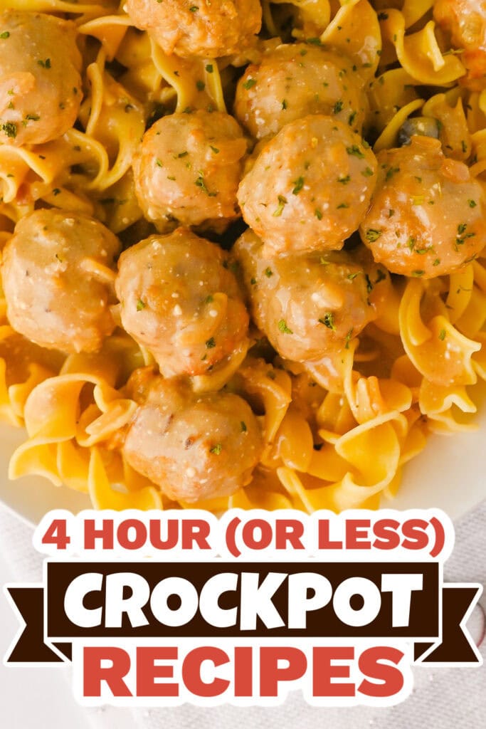 4 hour crockpot recipes - Slow Cooker Creamy Meatballs