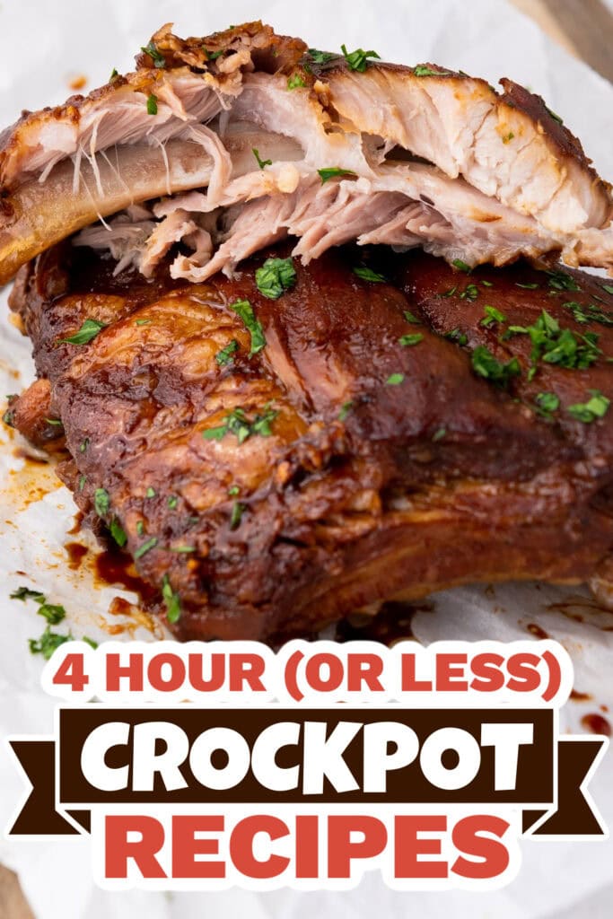4 hour crockpot recipes -Slow Cooker Honey Garlic Soy Spareribs copy