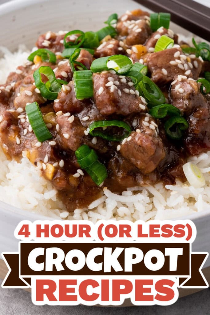 4 hour crockpot recipes - Slow Cooker Mongolian Beef