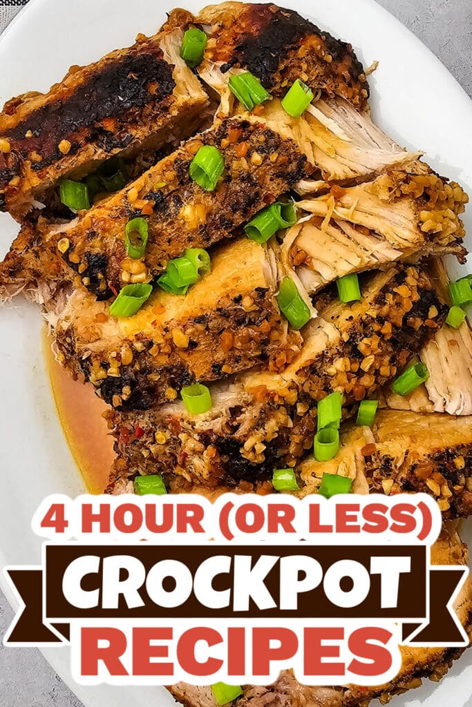 4 hour crockpot recipes - Tender Slow Cooker Honey Garlic Pork Roast