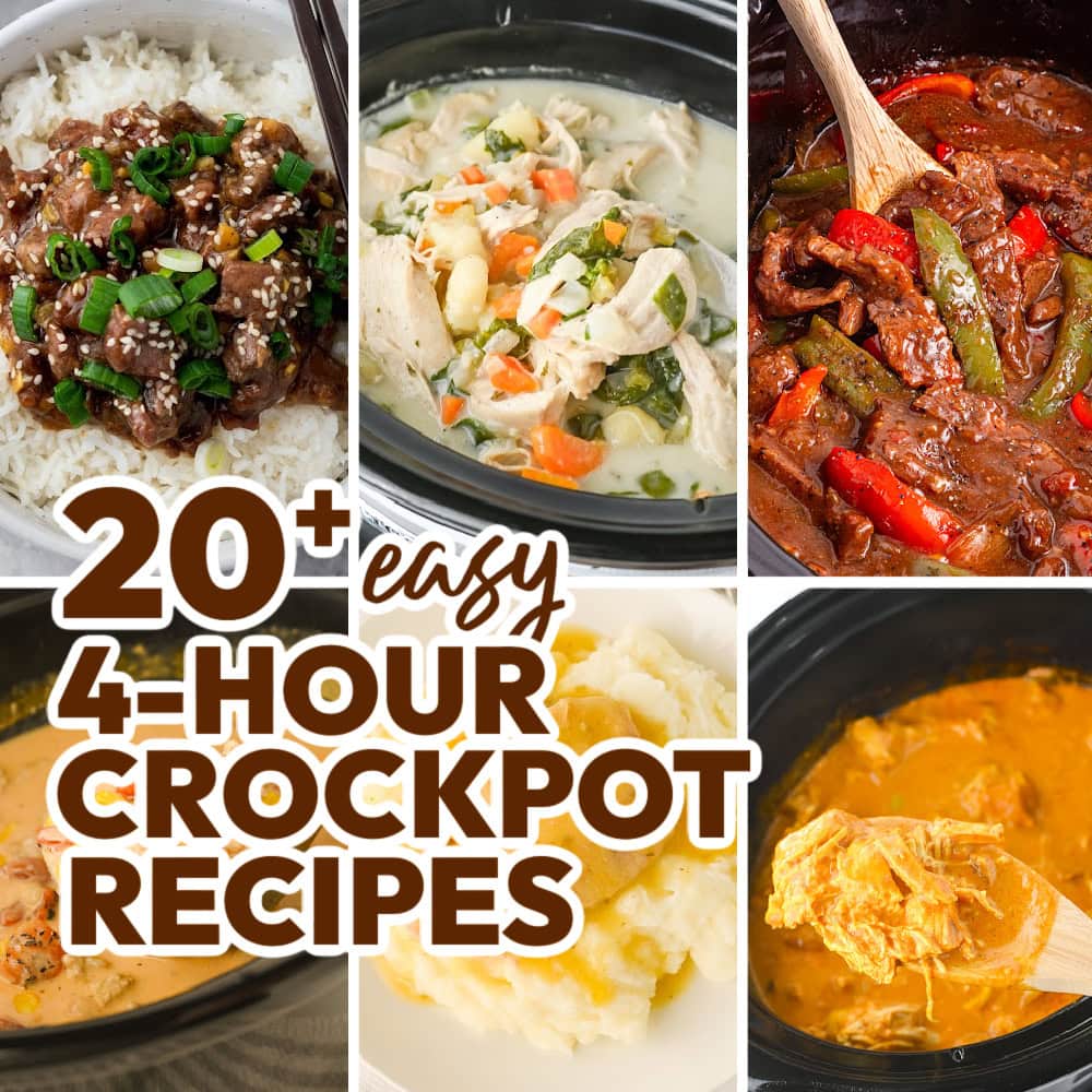 22 Crockpot Recipes You Can Make in 4 Hours or Less