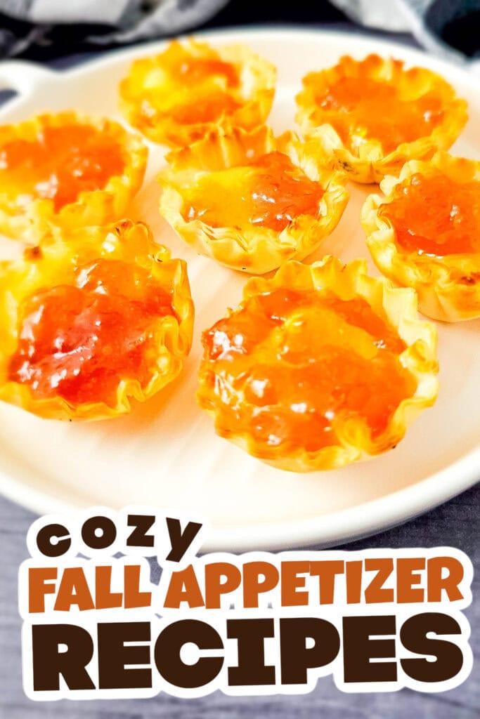 Fall Appetizers-Brie Phyllo Tarts