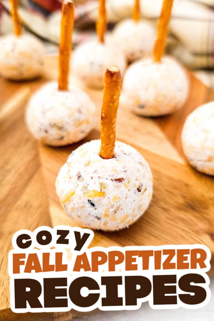 Fall Appetizers-Cheeseball Bites