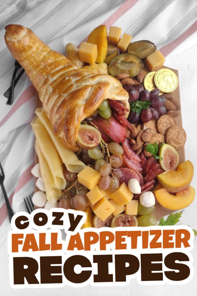 Fall Appetizers-Savory-Cornucopia Charcuterie Board