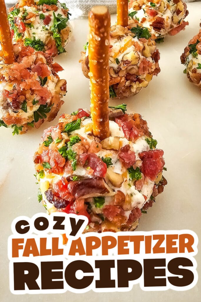 Fall Appetizers-Savory-Cracked Out Cheeseball Bites