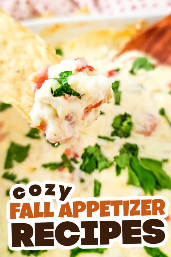 Fall Appetizers-Savory-Oven-Baked Queso Dip