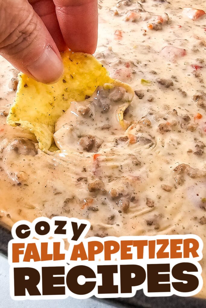 Fall Appetizers-Savory-Queso Blanco Rotel Dip