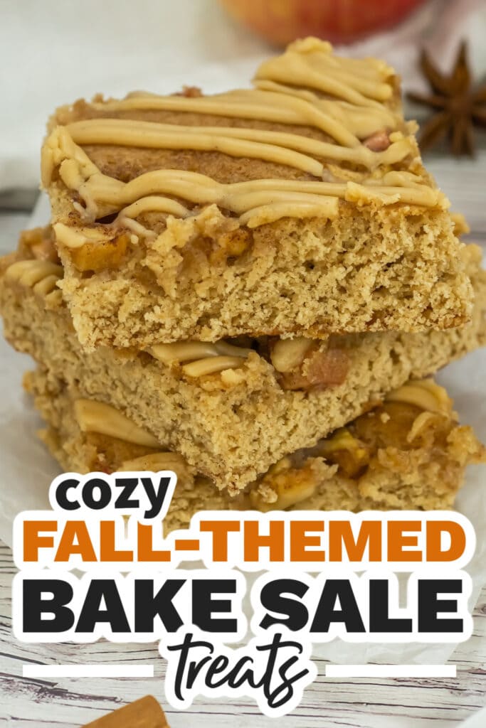 Fall Bake Sale Treats- Apple Blondie Bars
