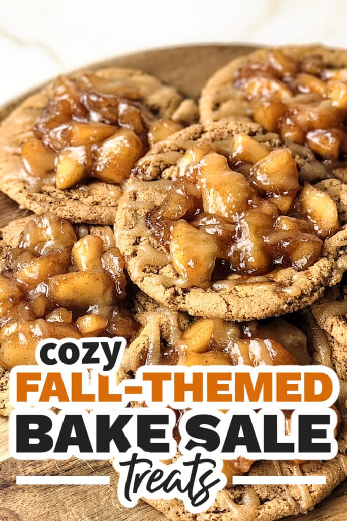 Fall Bake Sale Treats- Apple Pie Cookies