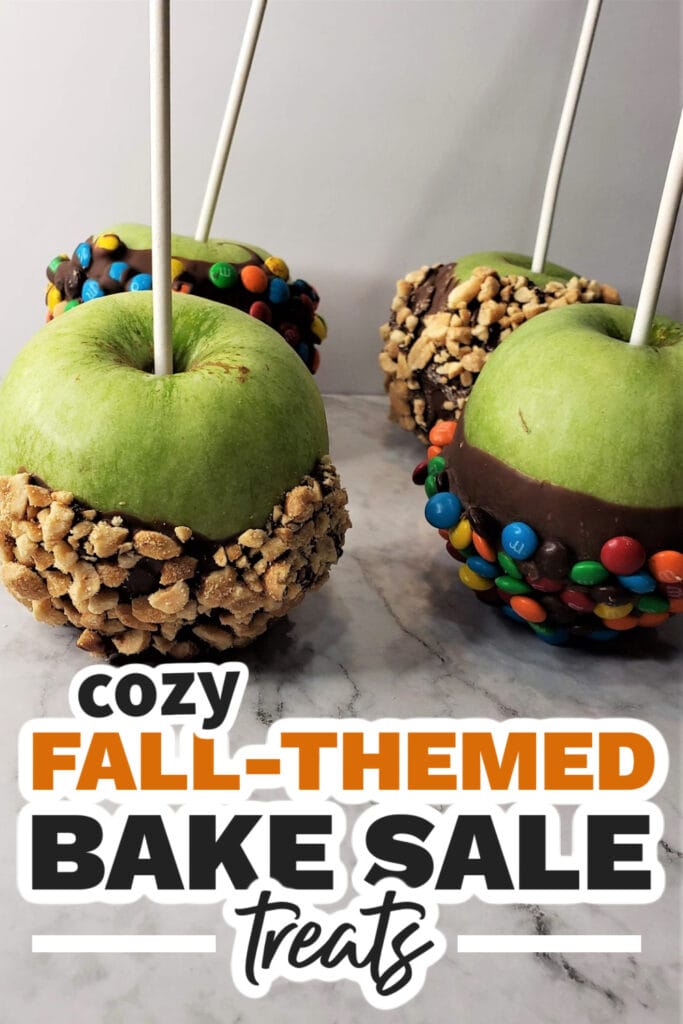 Fall Bake Sale Treats- Chocolate Dipped Apples