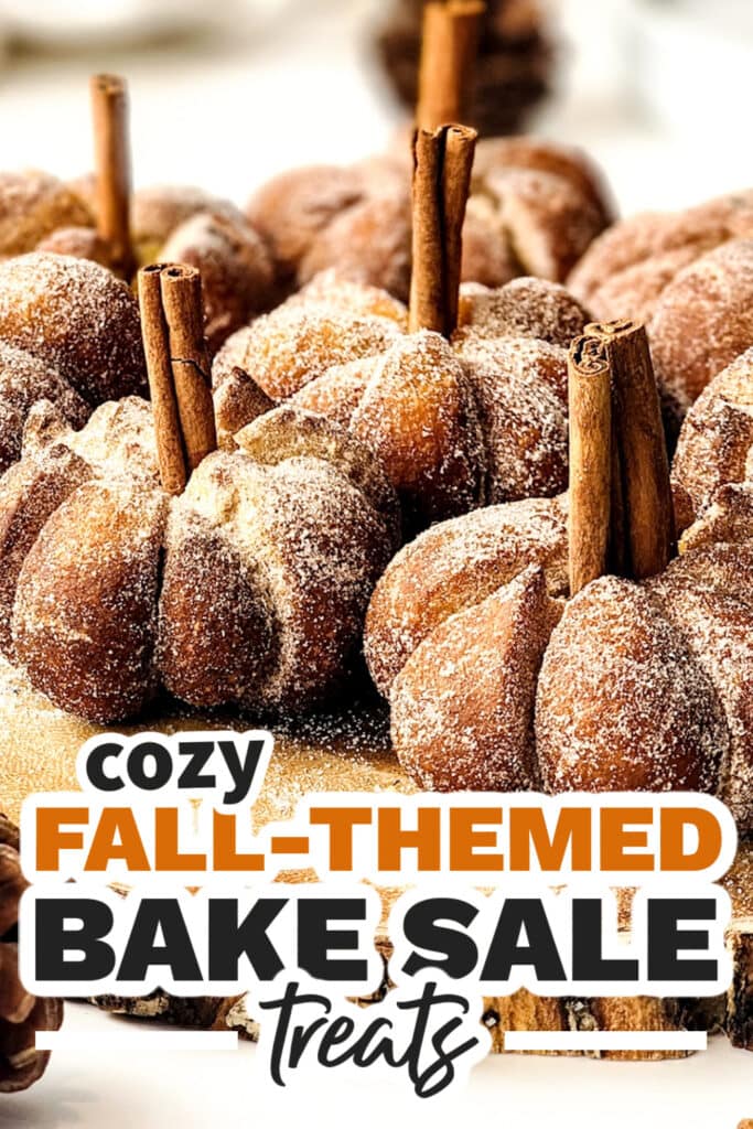 Fall Bake Sale Treats-Pumpkin Donuts