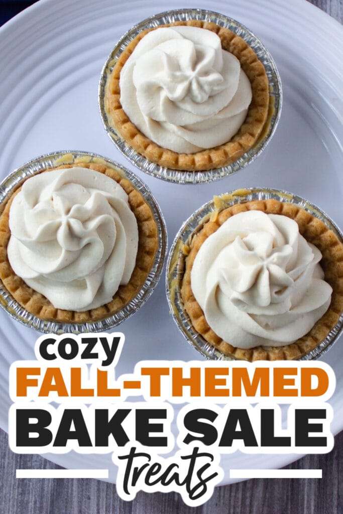 Fall Bake Sale Treats-Salted White Chocolate Caramel Tarts