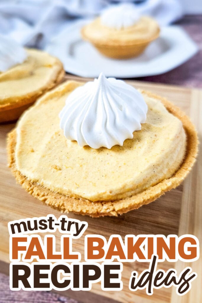 Fall Baking Recipes-Mini Pumpkin Marshmallow Pies