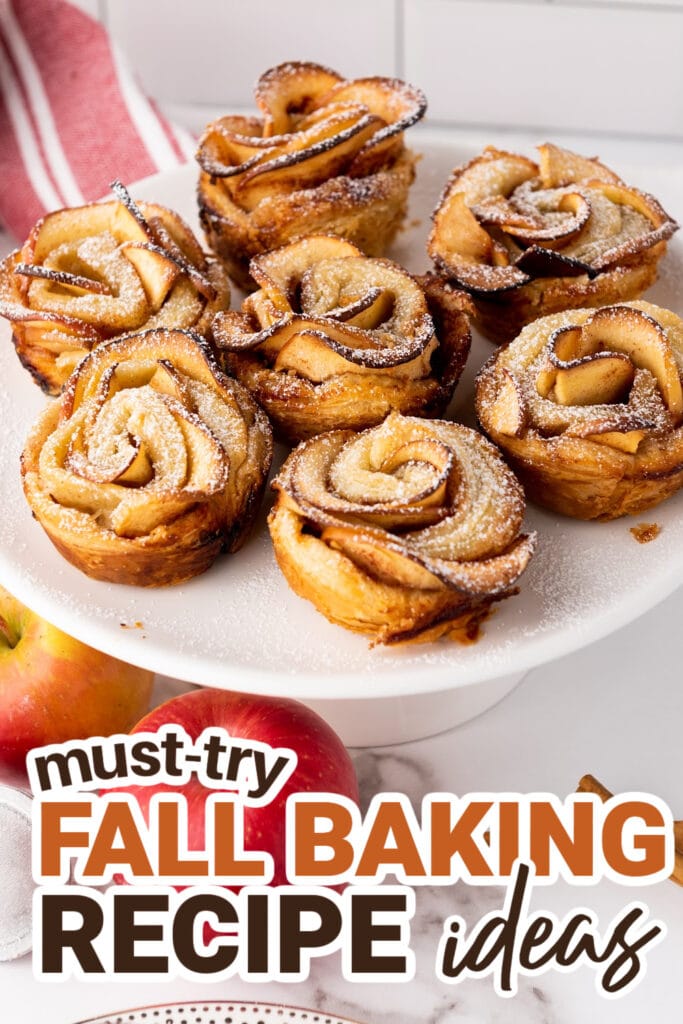 Fall Baking Recipes-Puff Pastry Apple Roses