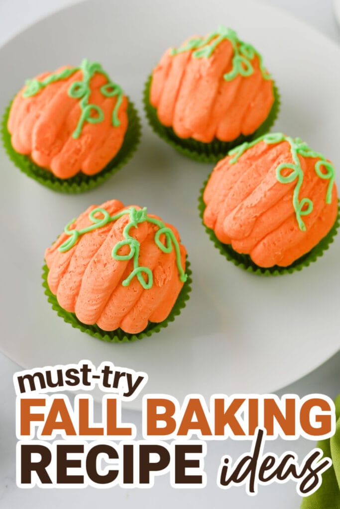 Fall Baking Recipes-Pumpkin Cupcakes