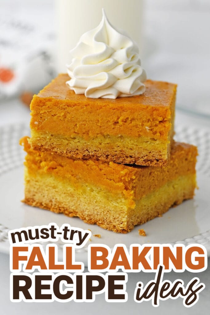 Fall Baking Recipes-Pumpkin Spice Gooey Bars
