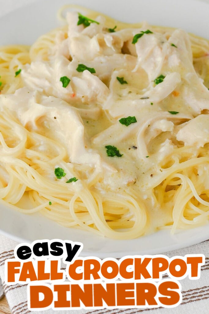 Fall Crockpot Dinner-Crockpot Angel Chicken