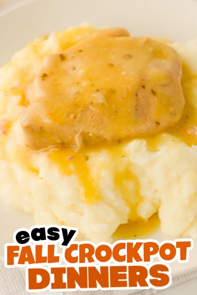 Fall Crockpot Dinner-Crockpot Ranch Pork Chops