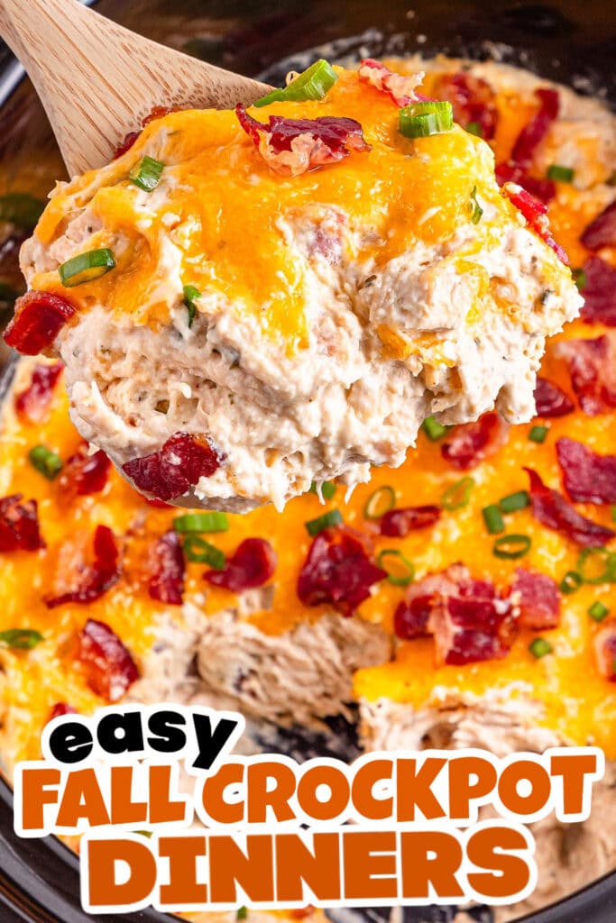Fall Crockpot Dinner-Slow Cooker Crack Chicken
