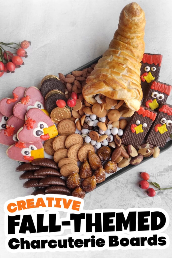 Fall Themed Charcuterie Boards-Thanksgiving Dessert Charcuterie