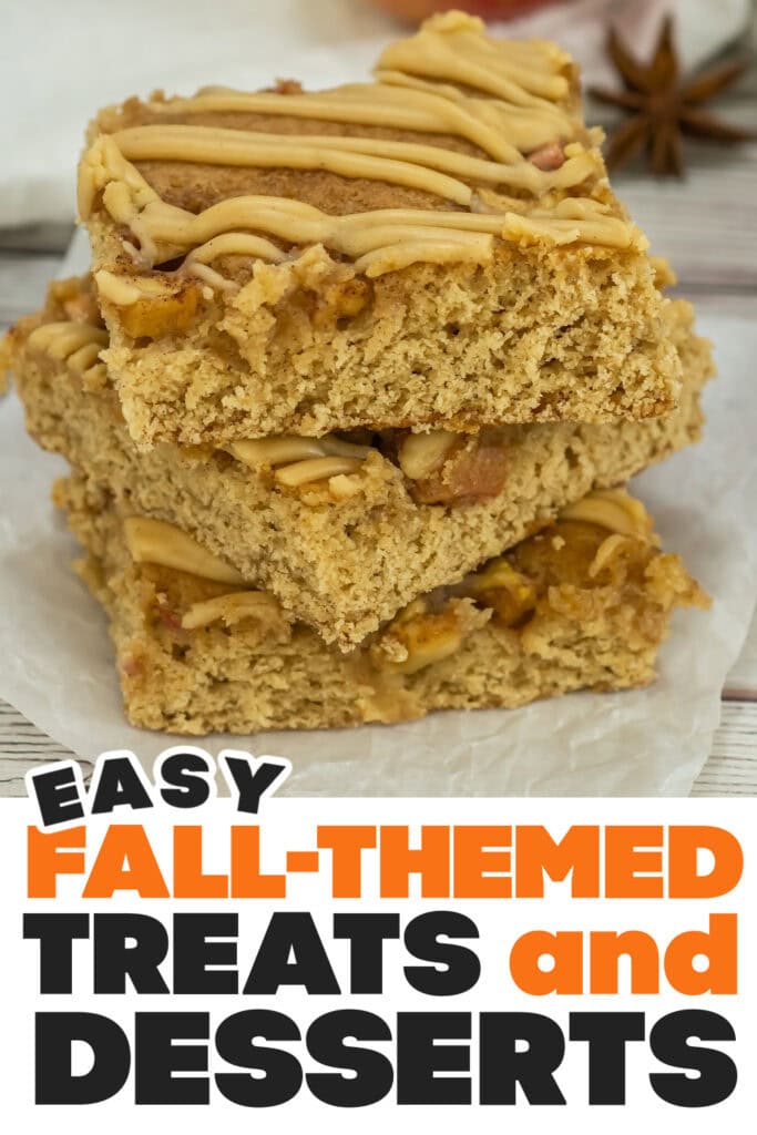 Fall Treats and Desserts-Apple Blondie Bars