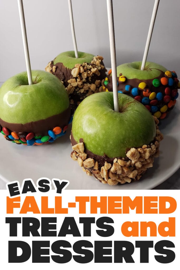 Fall Treats and Desserts-Chocolate Dipped Apples