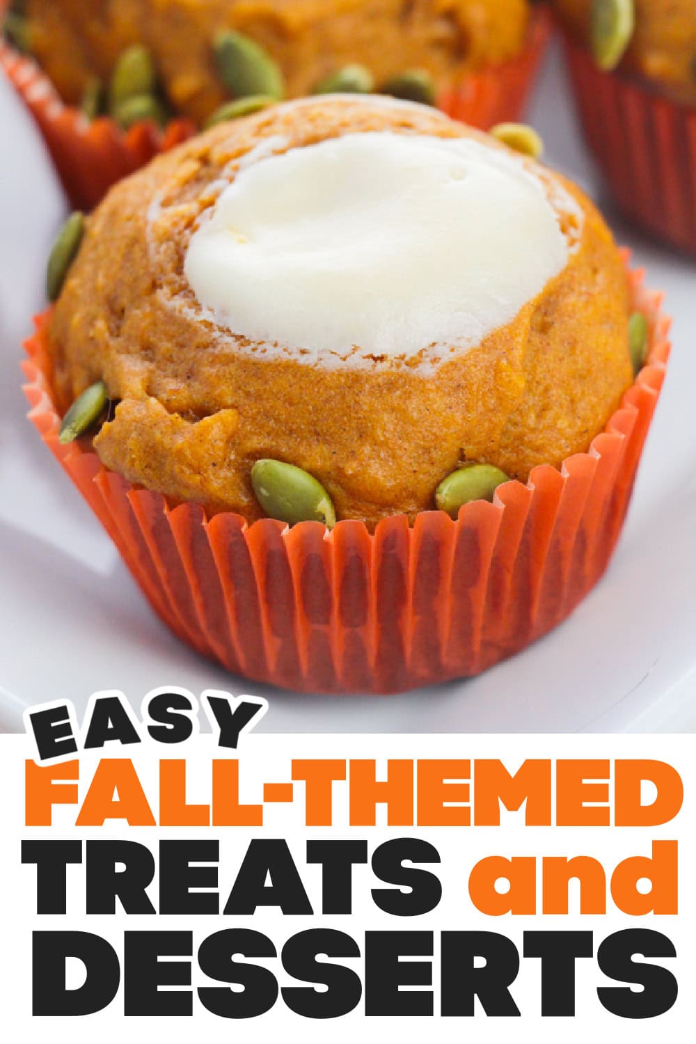 Fall Treats and Desserts-Copycat Coffee Shop Pumpkin Muffins