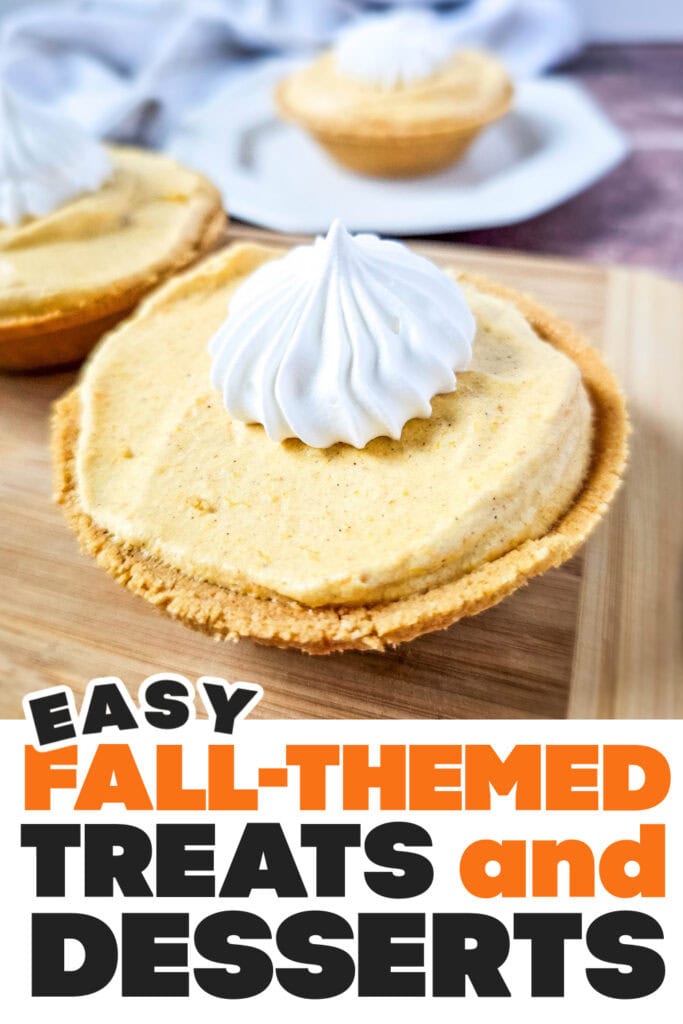 Fall Treats and Desserts-Mini Pumpkin Marshmallow Pies