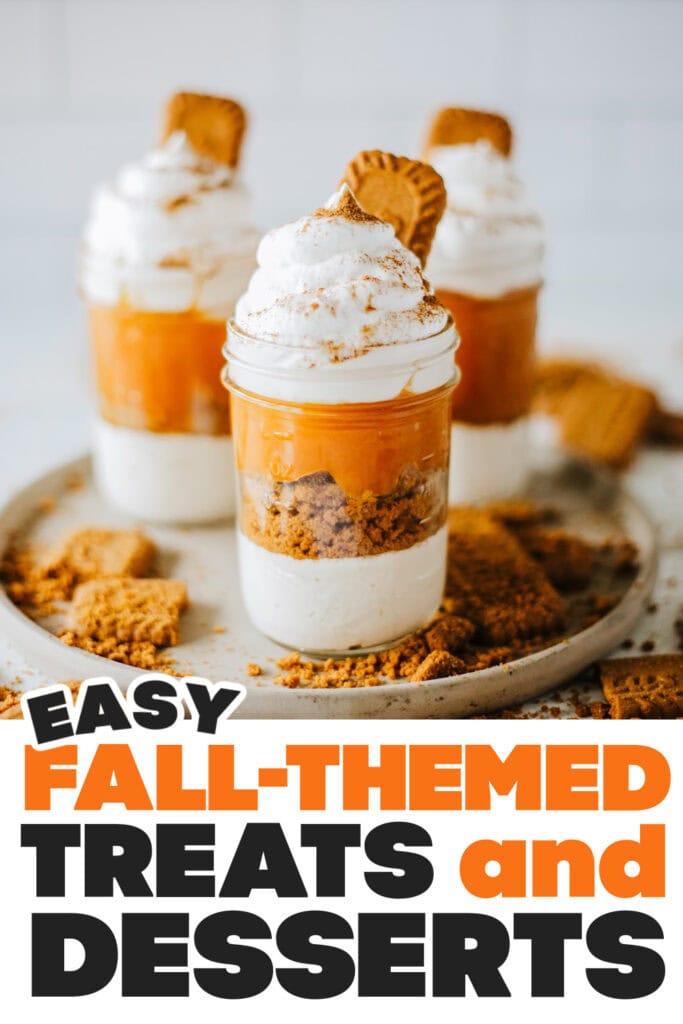 Fall Treats and Desserts-No Bake Pumpkin Pie Cheesecake Trifle