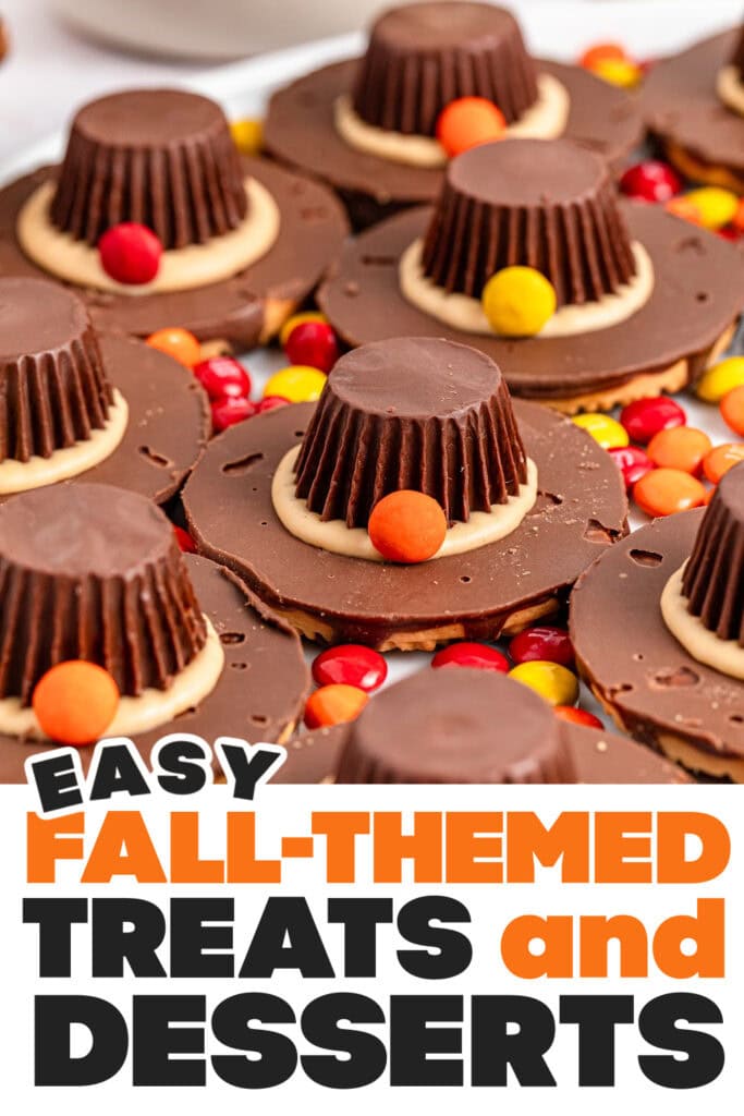 Fall Treats and Desserts-Pilgrim Hats Cookies