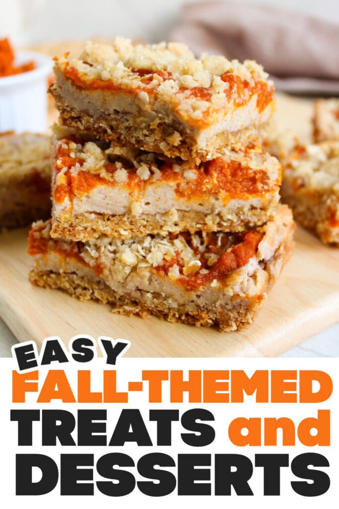 Fall Treats and Desserts-Pumpkin Cream Cheese Bars