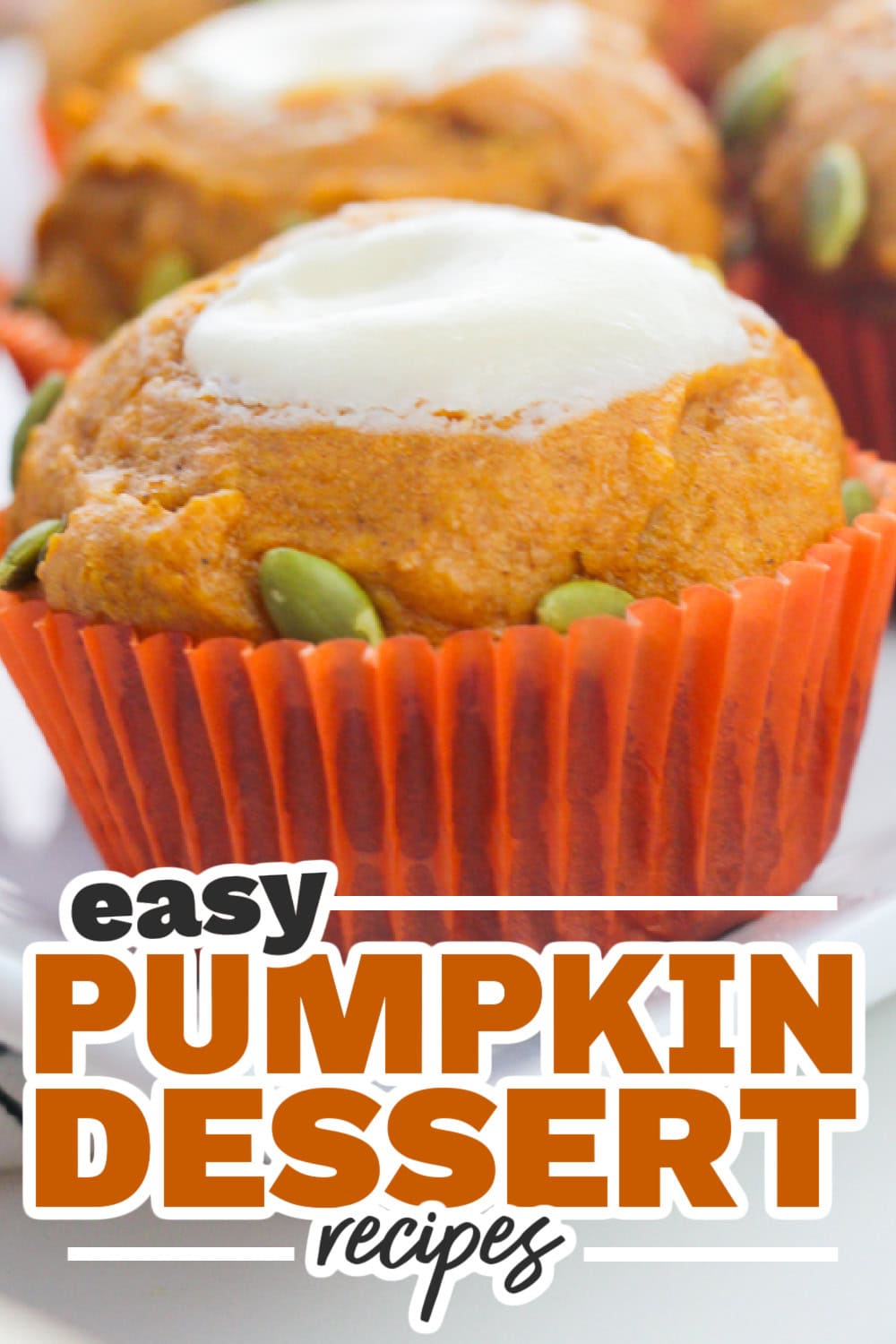 Pumpkin Dessert Recipes-Copycat Coffee Shop Pumpkin Muffins