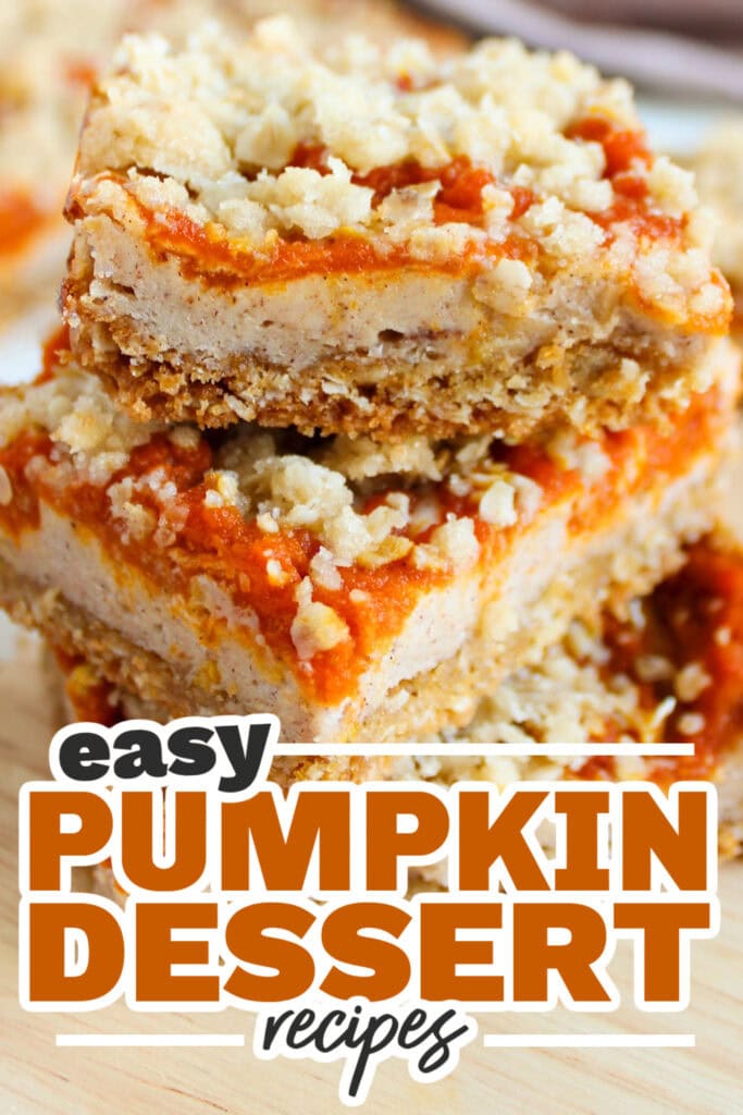 Pumpkin Dessert Recipes-Pumpkin Cream Cheese Bars