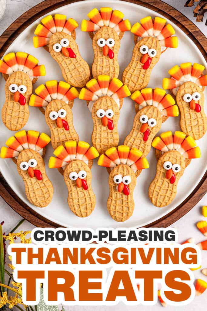 Thanksgiving Themed Treats-Nutter Butter Turkeys