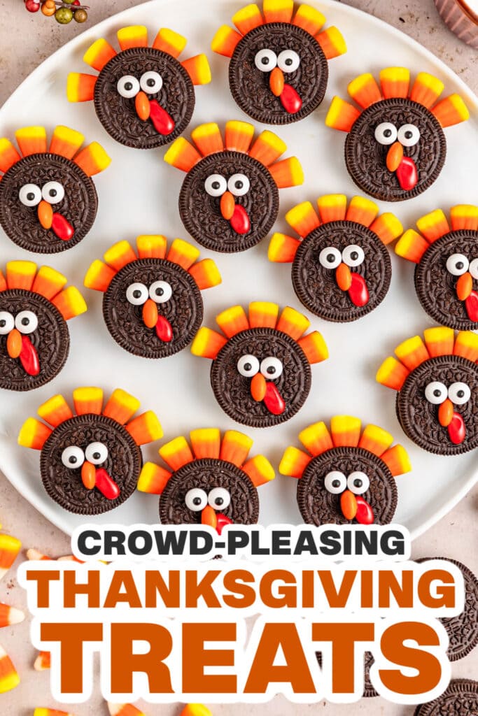 Thanksgiving Themed Treats-Oreo Turkey Cookies