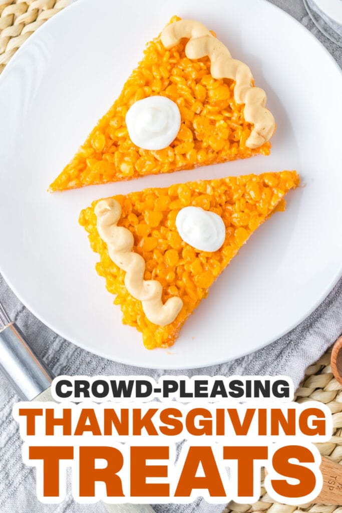 Thanksgiving Themed Treats-Pumpkin Pie Rice Krispies