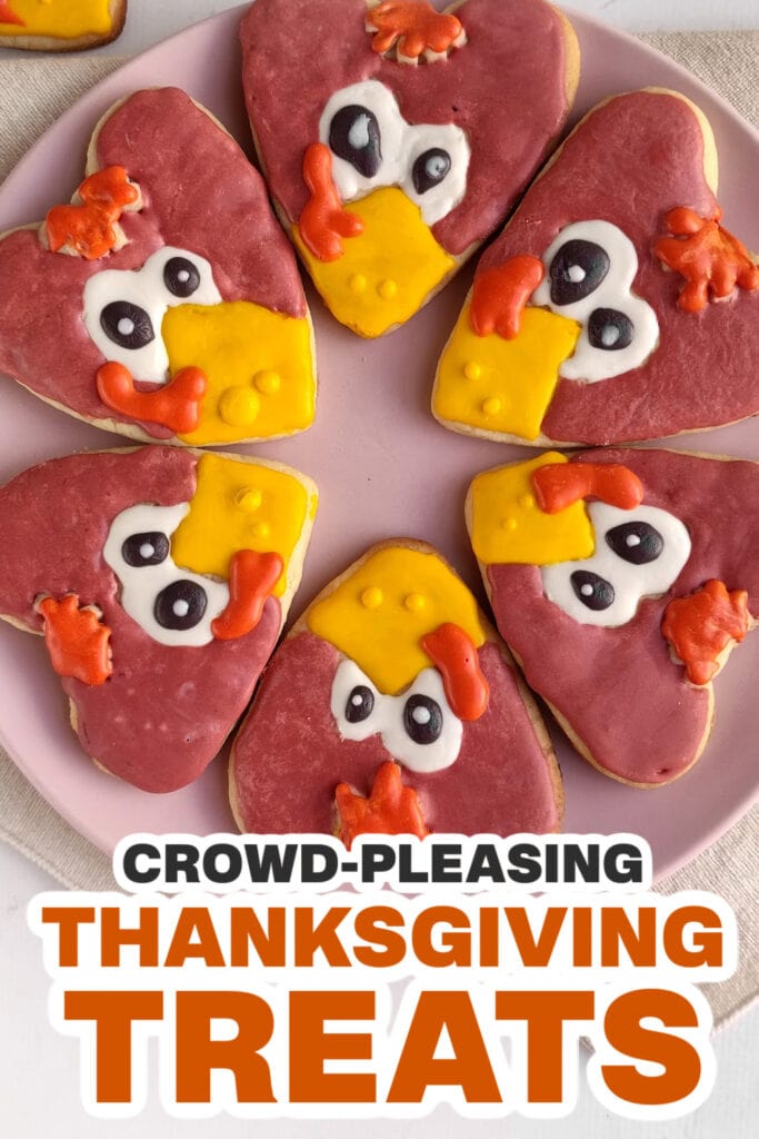Thanksgiving Themed Treats-Sugar Cookie Turkeys